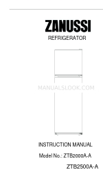 Zanussi ZTB2000A-A Manual de instrucciones