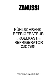 Zanussi ZUD 7155 Buklet Instruksi