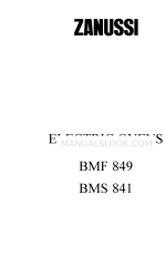 Zanussi BMS 841 Folheto de instruções