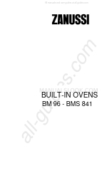 Zanussi BMS 841 Instrukcja obsługi