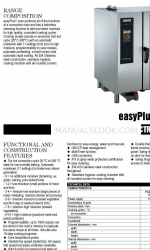 Zanussi COMBI LW 10 GN 1/1-ELECTRIC Manual rápido