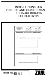 Zanussi FBI 583 B Instructions pour l'utilisation et l'entretien