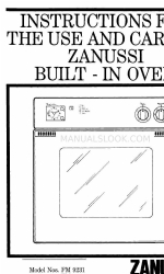 Zanussi FM 5231 Інструкція із застосування та догляду