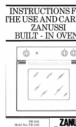 Zanussi FM 9230 Instruções de utilização e cuidados