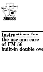 Zanussi FM56 取扱説明書