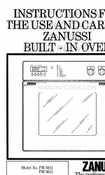 Zanussi FM5611 Instructies voor gebruik en verzorging