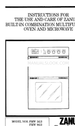 Zanussi FMW 9613 Manuale di istruzioni per l'uso e la cura