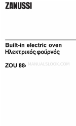 Zanussi ZOU 884 Livret d'instructions