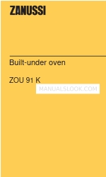 Zanussi ZOU 91 K Livret d'instructions