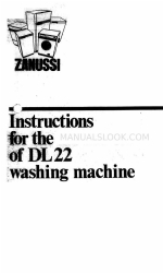 Zanussi DL 22 Instrukcja obsługi i konserwacji