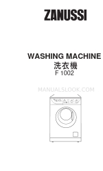 Zanussi F1002 Manual del usuario