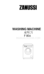 Zanussi F804 Benutzerhandbuch