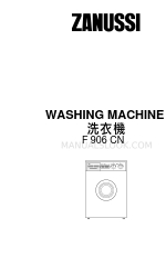 Zanussi F906CN 取扱説明書