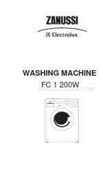 Zanussi FC 1200W Livret d'instructions