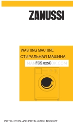 Zanussi FCS 825C Livret d'instructions et d'installation