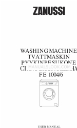 Zanussi FE 1004/6 Podręcznik użytkownika