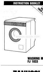 Zanussi FJ 1033 Manual de instrucciones