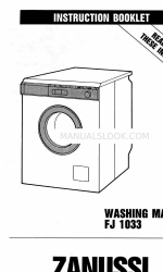 Zanussi FJ 1033 Manual del usuario