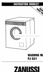 Zanussi FJ 831 Manual de instrucciones