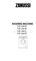 Zanussi FJD 1266 W Instrukcja obsługi