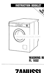 Zanussi FL 1032 Buklet Instruksi