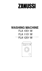 Zanussi FLA 1001 W Instruction Booklet