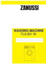 Zanussi FLA 801 W 지침 책자