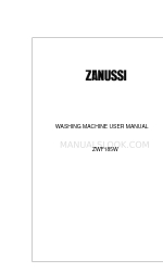 Zanussi ZWS2105W Manual del usuario