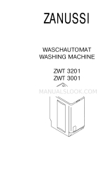 Zanussi ZWT 3001 Manuel d'instruction