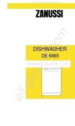 Zanussi DE 6965 Libro de instrucciones