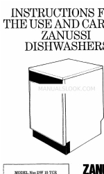 Zanussi DW 12 TCR Instruction Booklet