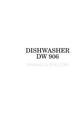 Zanussi DW 906 Instruction Booklet