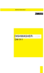 Zanussi DW 911 Folheto de instruções