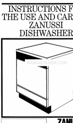 Zanussi DW401/A Manual de instrucciones de uso y mantenimiento