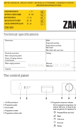 Zanussi DW683 지침서