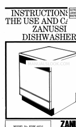 Zanussi EDW 407-2 Інструкція з використання та догляду