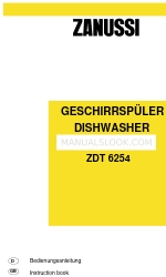 Zanussi ZDT6254 Instruction Book