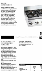 Zanussi Professional Snack 600 Specifications