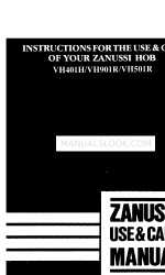 Zanussi VH401H Instructions For The Use And Care