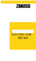 Zanussi ZBE 602 Буклет с инструкциями