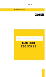 Zanussi ZBG 509 SS Instruction Booklet