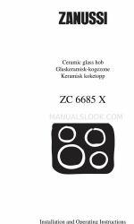 Zanussi ZC 6685 X Installation And Operating Instructions Manual