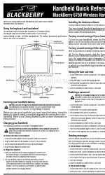 Blackberry 6750 Quick Reference Manual