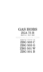 Zanussi ZGA 75 W Буклет с инструкциями