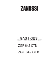 Zanussi ZGF 642 CTN Livret d'instructions