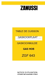 Zanussi ZGF 643 Livret d'instructions