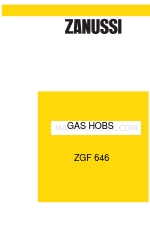 Zanussi ZGF 646 Bedienings- en installatiehandleiding