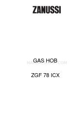 Zanussi ZGF 78 ICX Instructieboekje