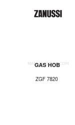 Zanussi ZGF 7820 Folheto de instruções