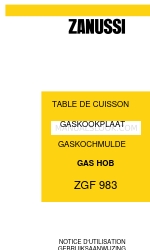 Zanussi ZGF 983 Instruction Booklet